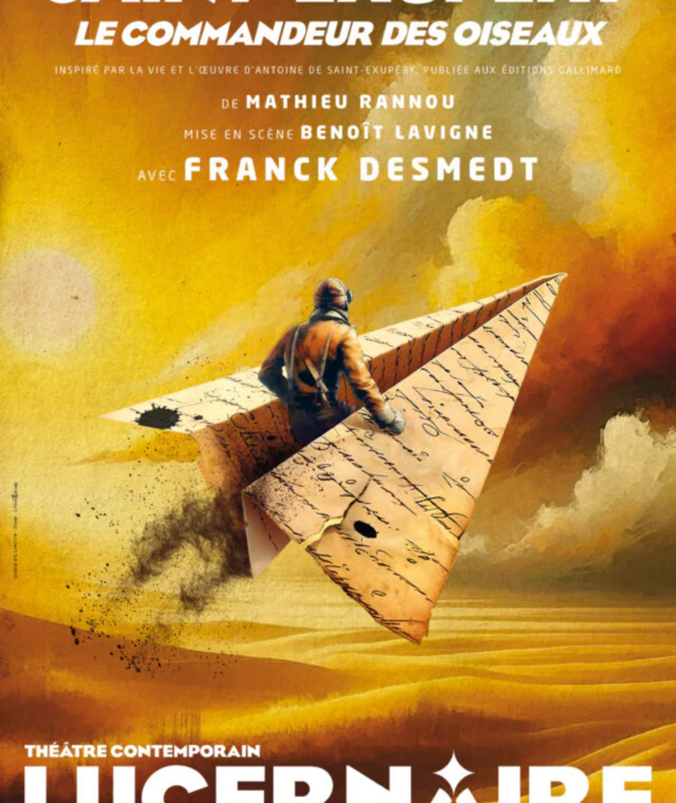 “Saint-Exupéry, le commandeur des oiseaux”&nbsp;: un hommage théâtral à l’aviateur-poète